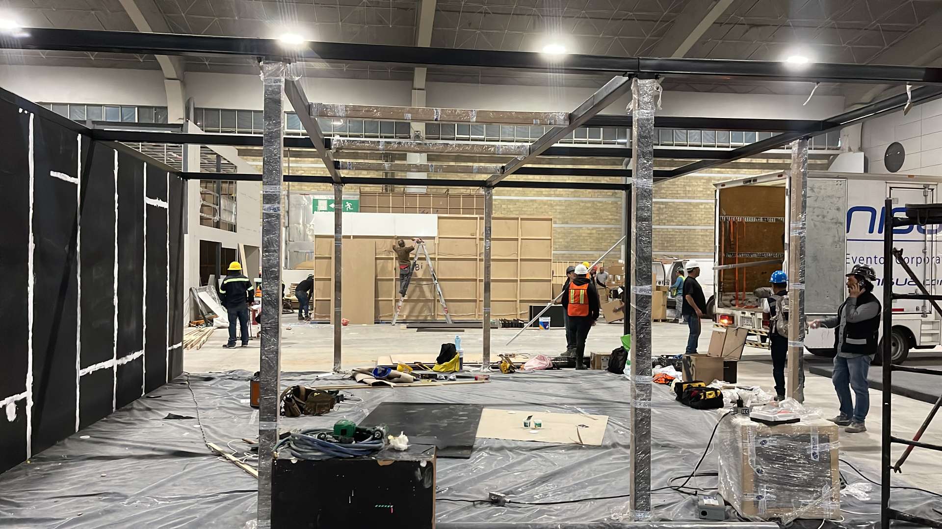 Instalación eléctrica en proceso